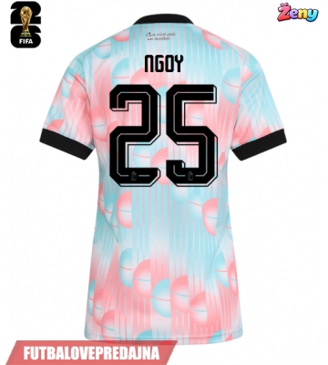 Lacne Ženy Futbalové dres Belgicko Nathan Ngoy #25 MS 2026 Krátky Rukáv - Preč